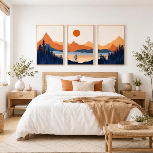 Image of Artsense Modern Landscape Wall Art for Living Room, Bedroom & Office Decor | Premium Artwork Print | Contemporary Nature Inspired Design | Ready to Display Home Decoration (A, 12X18 INCHES)