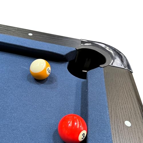 BCE Black Cat 7ft American Pool Table - with Full-size American Pool Balls & 2 Cues - Image 7