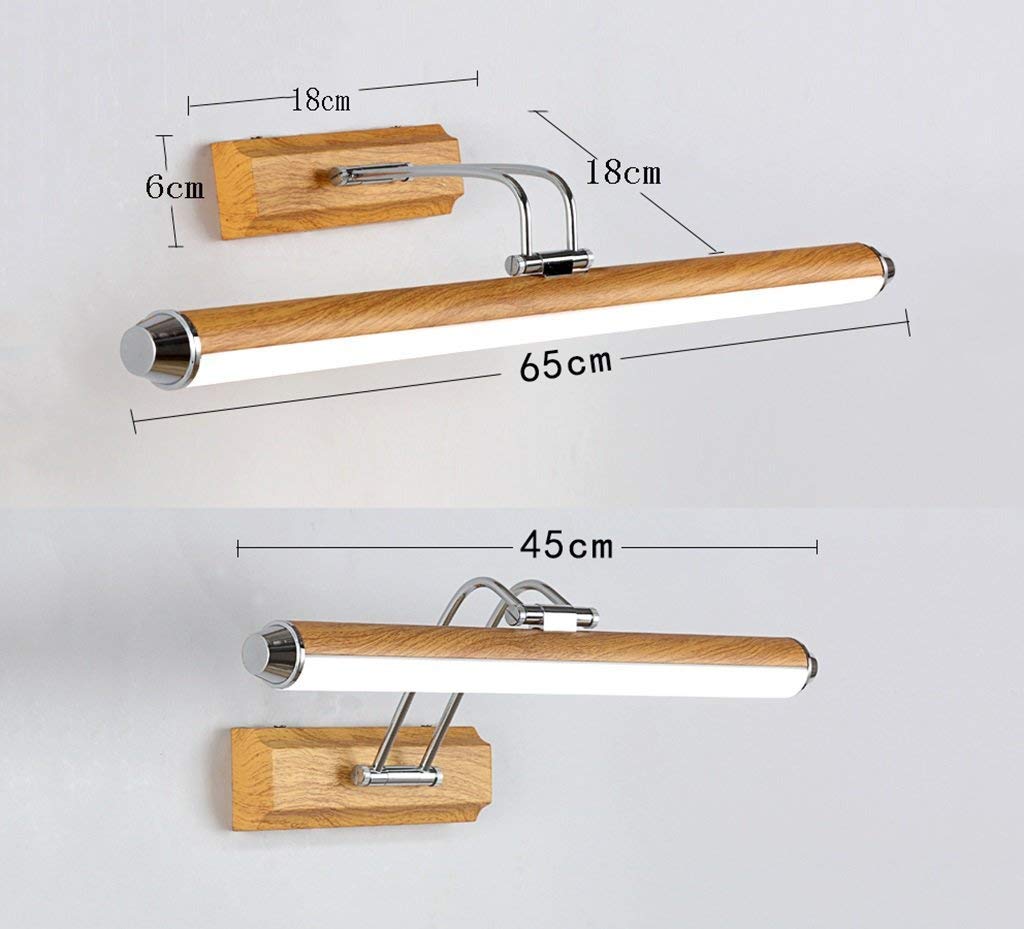 Lámparas de Espejo de Baño Luces Delanteras Modernas Luces Delanteras Luces Led de Baño Lámparas de Pared Creativas Espejo de Cosméticos Iluminación Dimagen Armario de Armarios Iluminación de P