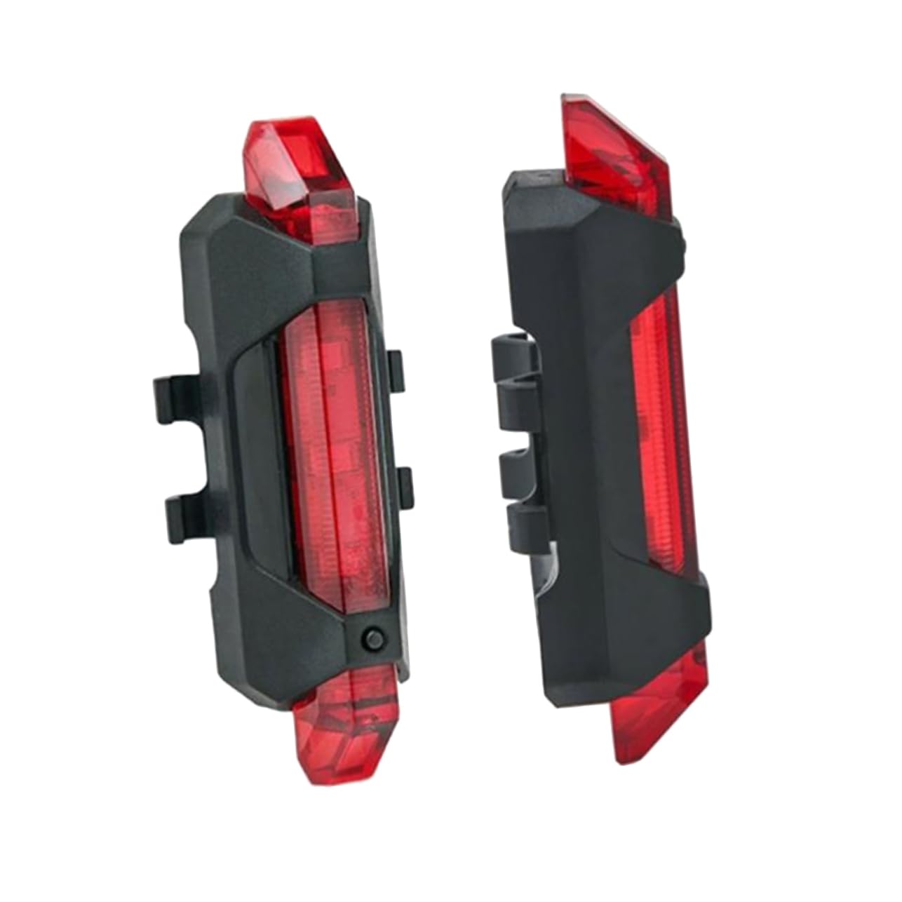 Gogogmee 2Pcs Mini USB Rechargeable Bike Tail Light Red Warning Lamp for Night Riding Durable High Grade Material with Long Battery Life Essential Safety Gear for Cyclists