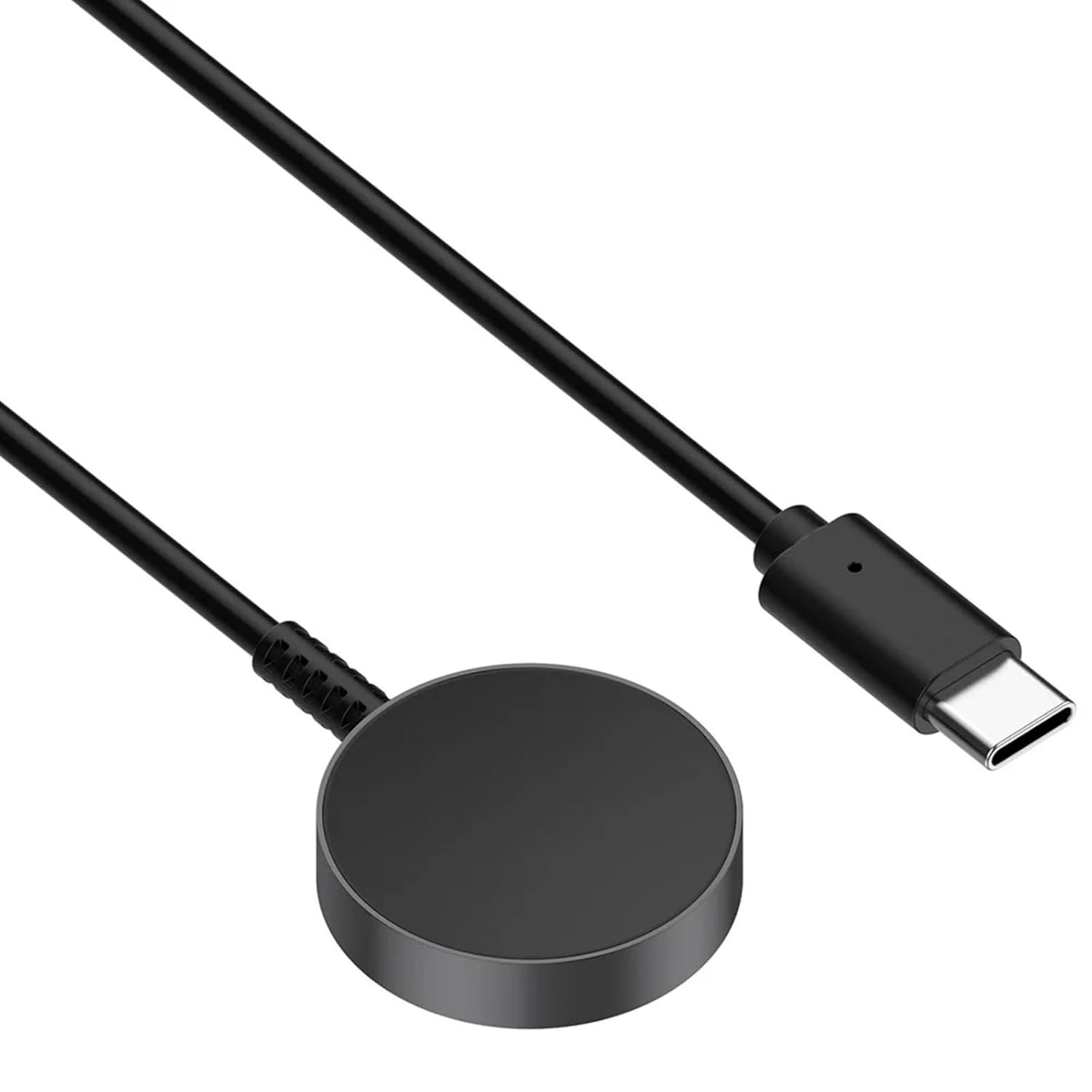 T TECLUSIVE Premium Metal Fast Charging Type C Cable Compatible for Galaxy Watch Ultra 8 7 6 5 4 Classic Pro | USB C Magnetic Wireless Charger for Galaxy Watch – 1.2M