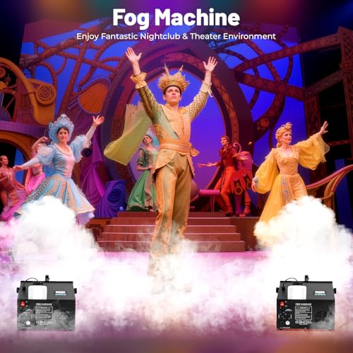 Máquina de humo bajo 1200W con control remoto para DJ y eventos miniatura 6