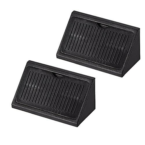 TOP-VIGOR 50 staffe angolari in plastica, staffe angolari a 90 gradi, 4 fori, 42 x 20 x 20 mm, con tappo di copertura per rinforzare i giunti angolari dei cassetti e mobili