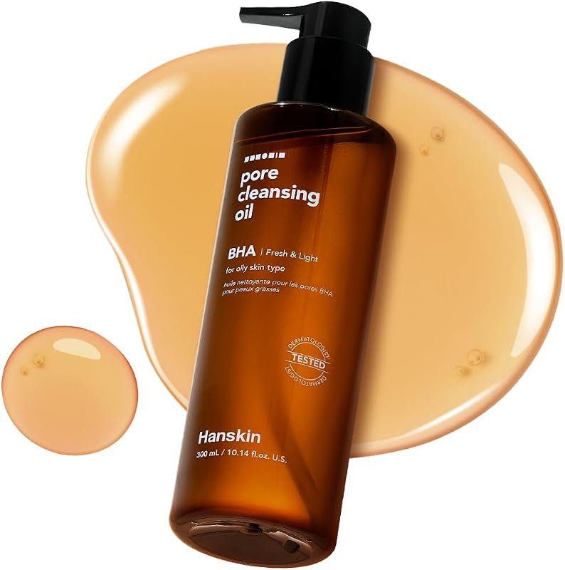 Hanskin Óleo de Limpeza Facial com BHA para Pele Oleosa, 300 mL
