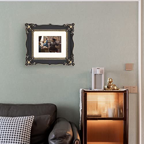 Iamoy Picture Frames 8X10 Ornate 8X10 Picture Frame Vintage Style Black & Gold Photo Frames #TOP4