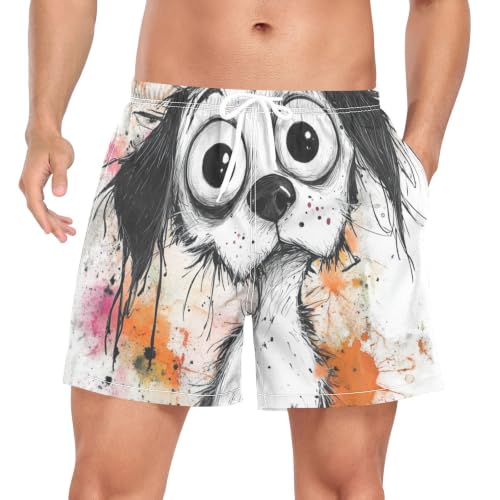 Bañador de natación para hombre con diseño de Beagle, ideal para tus entrenamientos de playa