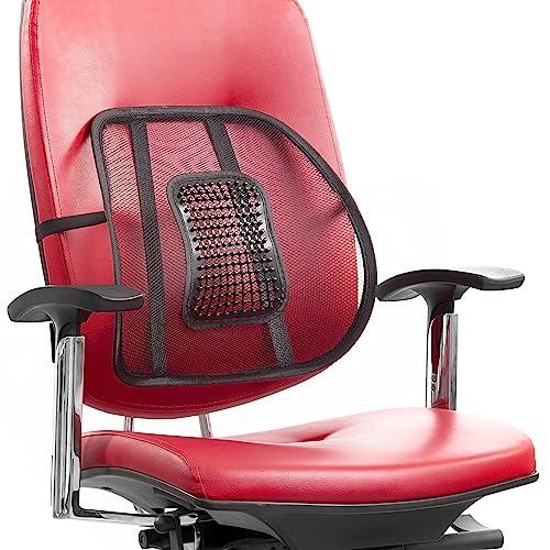 InnovaGoods - Supporto Lombare Ergonomico Backonfy, Migliora Postura, Comodo e Confortevole, Tessuto Traspirante, Leggero e Portatile, Ideale per Ufficio e Auto, Nero, Taglia Unica, Poliestere