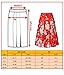 Alaroo Women's Floral Sakura Printed Elastic Waist A-Line Bust Midi Skirt