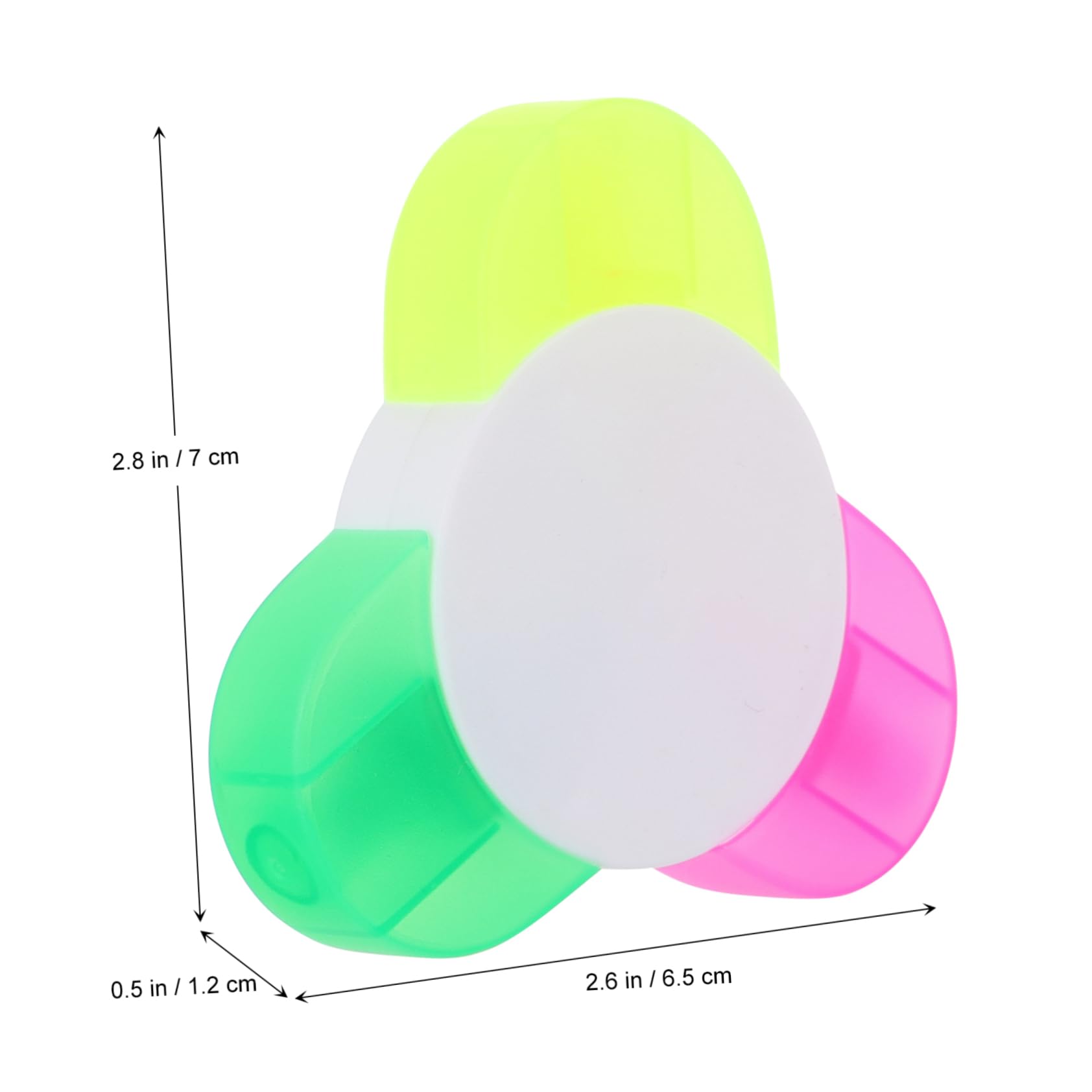 Housoutil 3 Series Marcadores Fluorescentes De Utensilios De Oficina Y Material Escolar Y Escritura 5 Piezas X 3