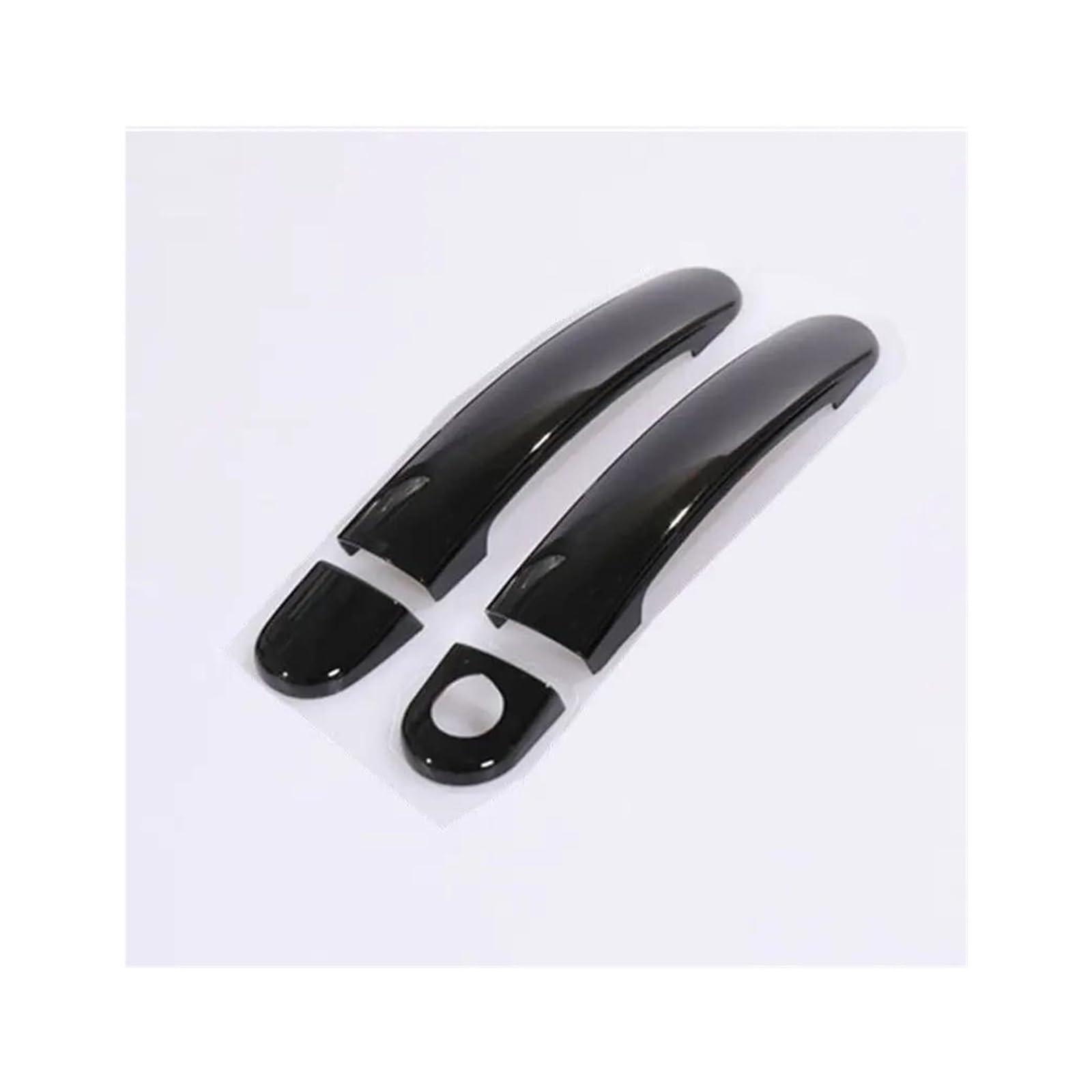Hckclmbmzw Black D Car Door Handle Covers Stickers Gloss Black Chrome Accessories Styling For Golf 5 Mk5 V For Rabbit 1K 2004-2009 Door Handle Cover(Black D)