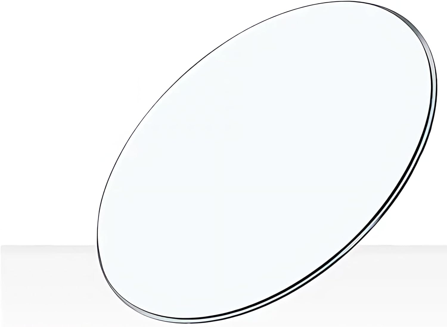 Tempered Glass Dining Table Top Round Clear Glass Tabletop Protector 11 16 20 24 32 Inch Glass Table Top Replacement, for Coffee Table/Patio Table/Side Table, Heavy and Sturdy(40cm(16in))