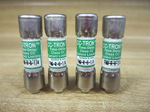 Fusible Fnq-r-6-1/4 temporisation Bussmann Fnqr614 pour circuit électrique lot de 4