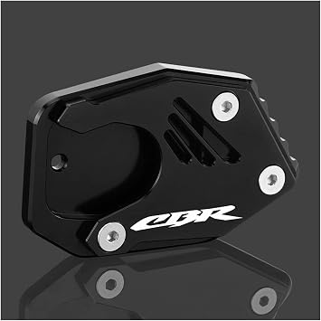 For CBR300R 2014-2020 CBR500R 2013-2020 CBR650R 2019-2021 Motorcycle CNC Support Extension Plate Kickstand Side Stand Pad cbr 300r 500r 650r Accessories black