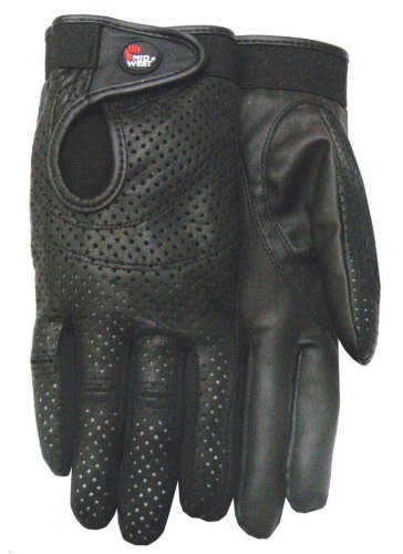 Midwest Gloves & Gear 357-M Goatskin Synthetic Leather Palm Shooter's Glove, 357, Size: Medium