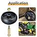 LAWNEAGLE 2 Pack GX10168 Deck Wheels with Bolts Replaces GX10168 Deck Wheels for John Deere GX10168 Gauge Wheel for John Deere 115 D140 D160 D170 L100 L110 L120 L130 LA115 Z425 Z445 Mowers