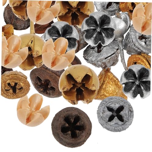 SUPVOX 35個ドライユーカリフルーツ装飾 クリスマスリース用 乾燥フルーツ 材料 小型ガーランド デコレーション ドア飾り壁掛け向け