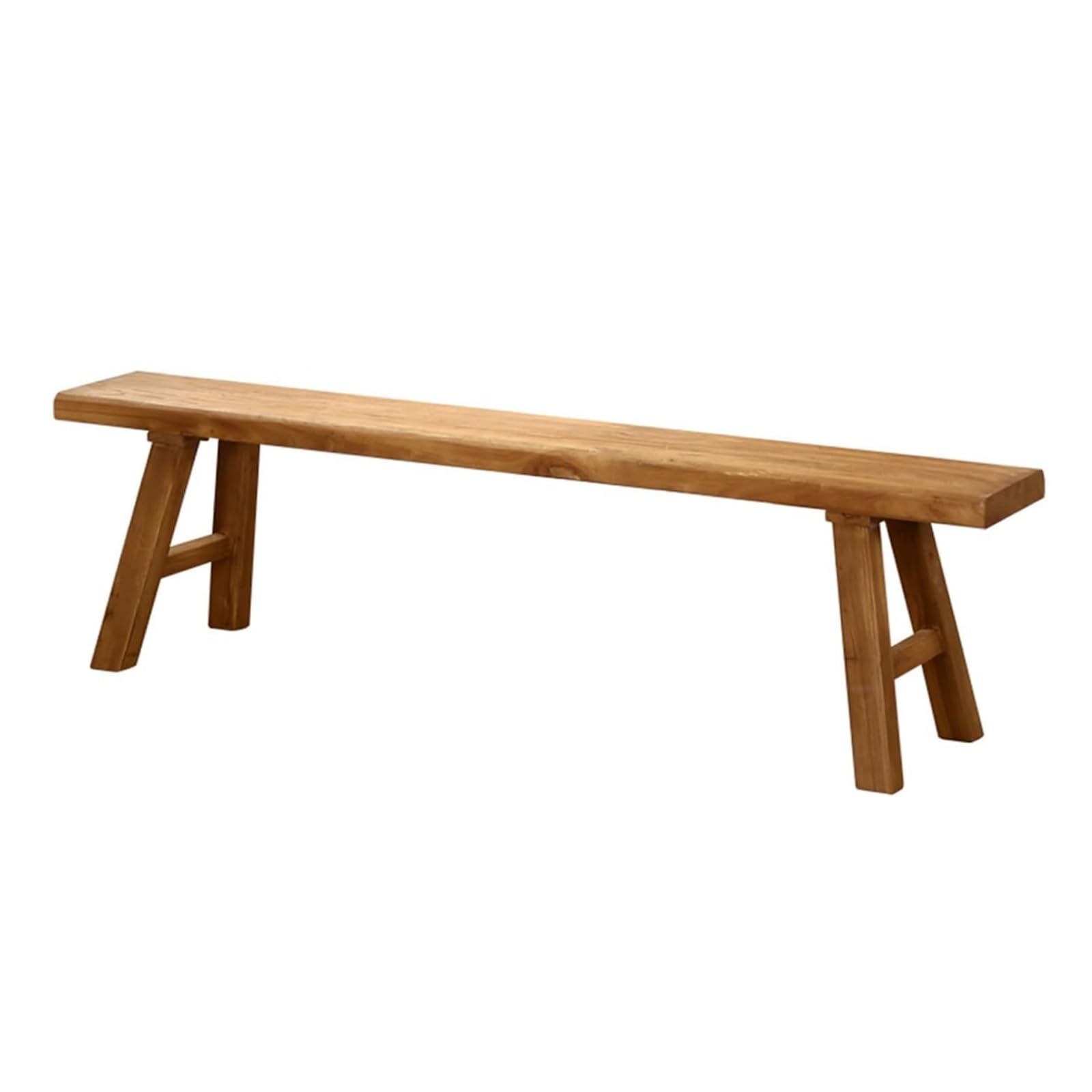 Banc de salle à manger en bois naturel rustique - Banc cuisine couloir vintage