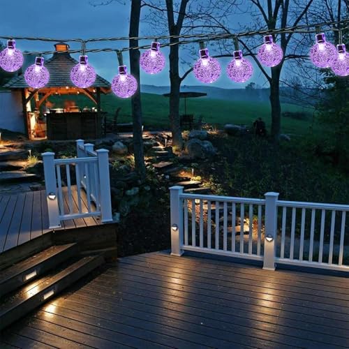 Guirlande lumineuse solaire extérieure pour illuminer vos soirées de fête en famille à la maison