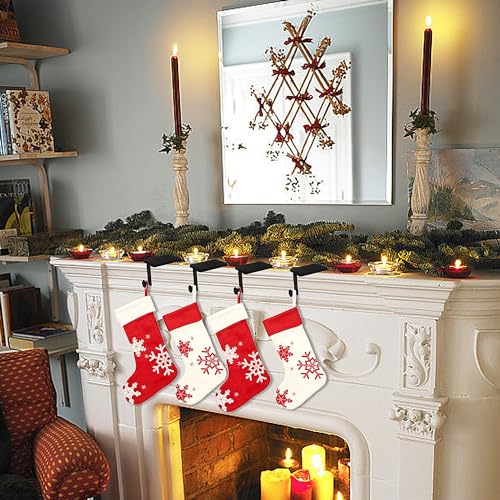 image for Zhitaoxun Christmas Stocking Holders,Heavy Duty Mantel Stocking Hanger