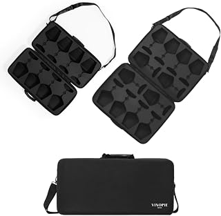 4pcs Wine Glass Carrying Case Holder Carrier – Durable Travel Case with EVA Foam, Compatible with Zalto, Spiegelau, Gabriel Glasses (Not Affiliated, Glasses Not Included)