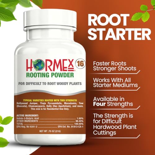 Hormex Rooting Hormone Powder #16 - Fast Roots for Hardwood Plant Cuttings Alternate view