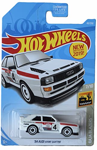 Hot Wheels 84 Audi Sport Quattro Baja Blazers White miniatura 1