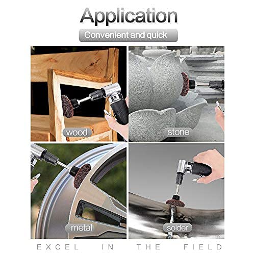 Nyxcl 30Pcs 2Inch Nylon Quick Change Sanding Discs Set, With 1/4" Holders, Die Grinder Surface Conditioning Burr Rust Paint Removal #TOP7