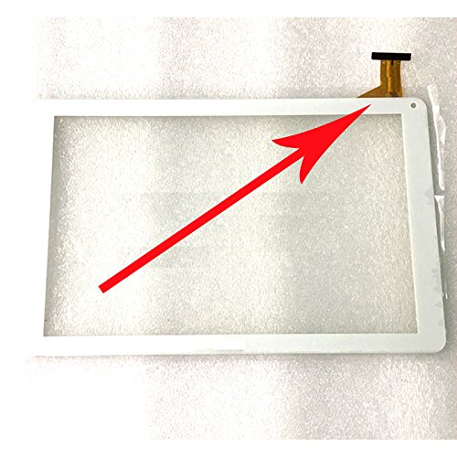 Blanco Color EUTOPING ® De Nuevo 10.1 Pulgadas Pantalla tactil Digital La sustitución de para 10.1" SPC Heaven 10.1 9762264B Cover