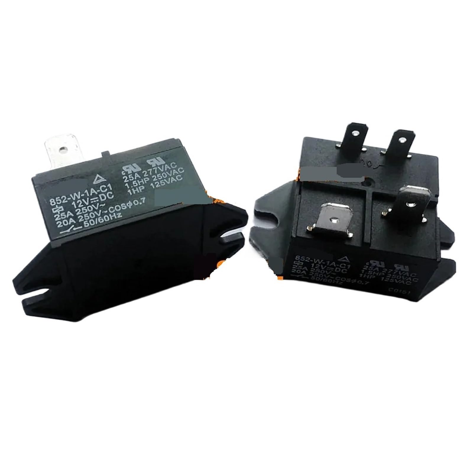 Relais de puissance 25A 12V CC 852-W-1A-C1 pour automatismes et cartes PCB