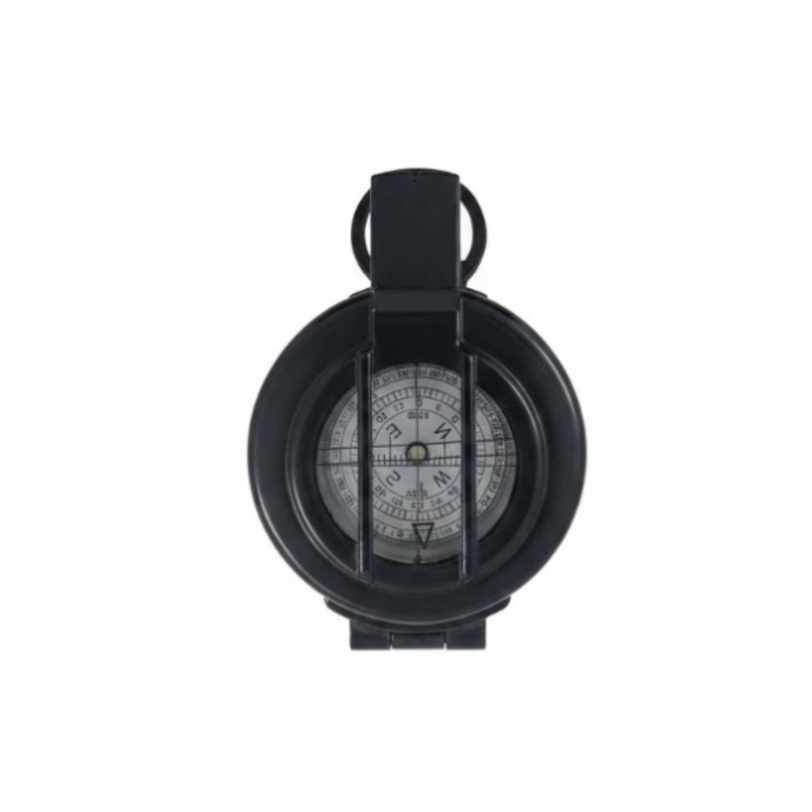 Foldable Compass Guard Cover Folding Compass Direction Markings Navigation Tool Degree Graduations, Black Luminous-picture-16