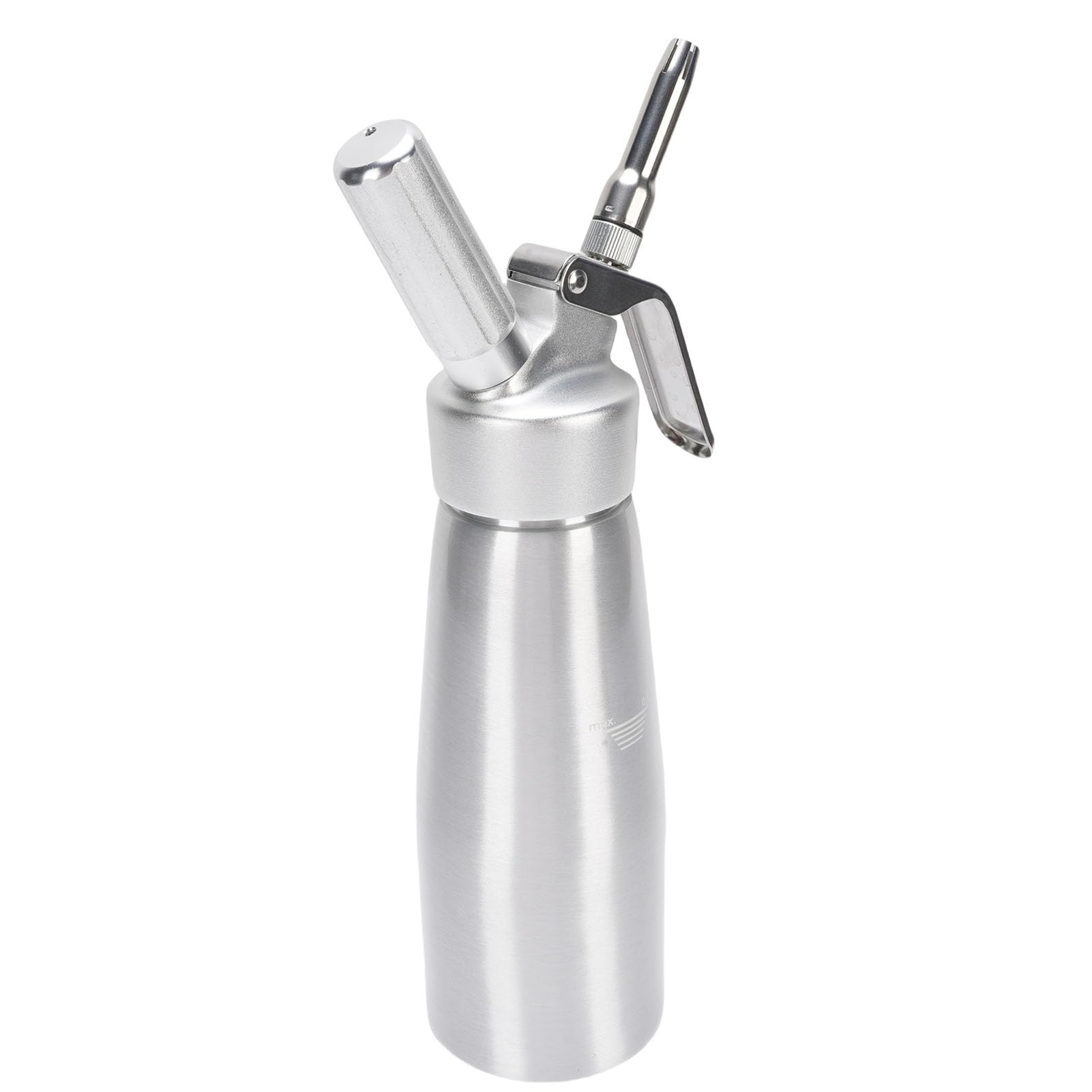 Dozownik do bitej śmietany 500 ml Profesjonalny aluminiowy pojemnik do ubijania śmietany z 3 dyszami