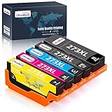OfficeWorld Remanufactured Ink Cartridge Replacement for Epson 273 XL 273XL Used for Expression XP-520 X-P820 XP-620 XP-610 XP-800 XP-810 Printer, 5-Pack （Black, Photo Black, Cyan, Magenta, Yellow）