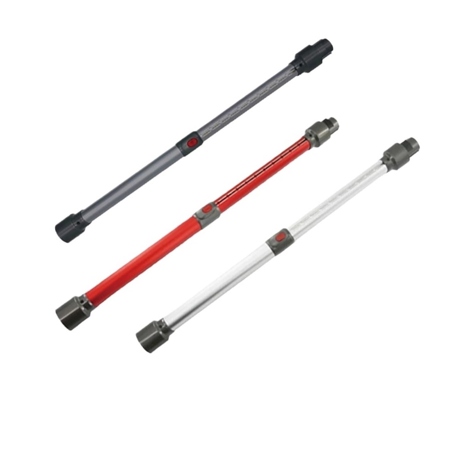 Lmrxofe Red Vacuum Cleaner Extension Wand,Compatible For Dyson,V7 V8 V10 V11 V15 Telescopic Rod Extension Tube