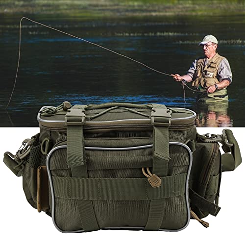 SALALIS Multi-Funktionstasche für Angelgeräte,Angel-Schulter-Hüfttaschen mit Mehreren Taschen,Angeltasche zur… – Bild 3