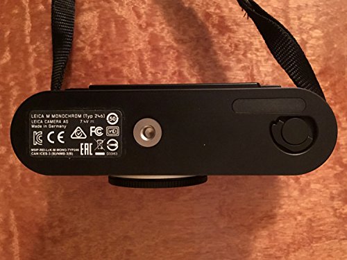Leica M Monochrom (Typ 246) Digital Rangefinder Camera Body, 24Mp, Black& White Image Sensor, Black #TOP3