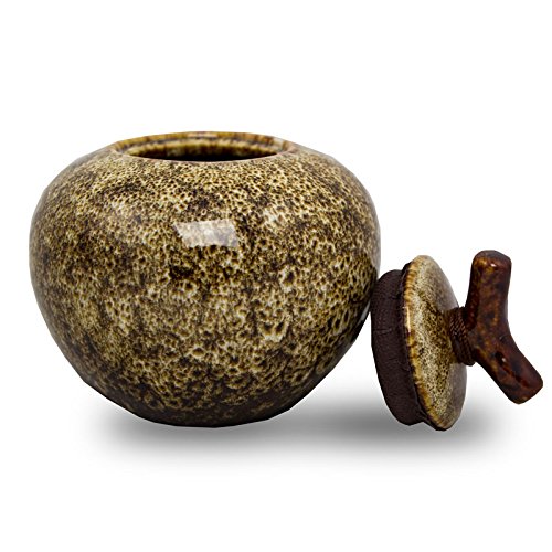 Branch Ceramic Memorial Urn for Adults - Medium - Holds Up to 50 Cubic Inches of Ashes - White Cremation Urn for Ashes