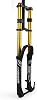 Mountainbike Fork 26 27.5 29 Inch DH Bike Suspension Fork MTB Disc Brake Bicycle Thru Axle 15mm Air Downhill Fork Travel 135mm Straight 1-1/8 Rebound Adjust 2500g