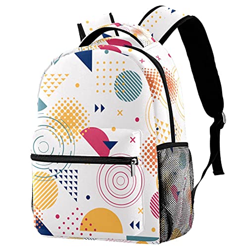Sac d'école confortable et grand sac à dos jaune pour étudiants