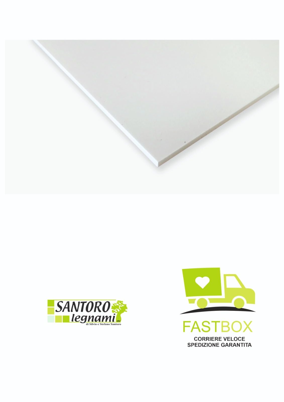 Pannello Lastra Forex pvc bianco spessore 5 mm 75x200 cm bianco forex bianco pvc bianco