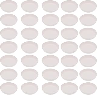 100PCS Disposable Paper Cup Covers, 7cm/ 2.75in Recycled Drinking Lid Coffee Cup Cover, Paper Hot Coffee Cup Lids for Home Kitchen Cafe Hotel KTV Bars (White) Drink Cover