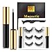 Produktbild Magnetische Wimpern Magnetisch Eyeliner Set 3D Magnet Künstliche Wimpern mit Wasserdichtem Magnetischer Eyeliner Wiederverwendbare Fake Lashes Falsche Eyelashes Ganz Schwarz Natürlich, 3 Paare