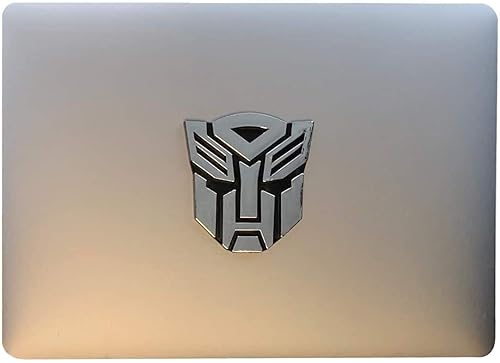 Miniatura 4 de 2 piezas en el conjunto Emblema Transformers - 3 pulgadas de alto para coche, adhesivo Autobot, par de emblemas de PVC con acabado cromado