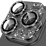 YWXTW for iPhone 13 Pro/iPhone 13 Pro Max Camera Lens Protector, [4TH Gen New Bling Design] Glitter Shiny Diamond Metal Ring Tempered Glass Back Camera Screen Protector Lens Cover