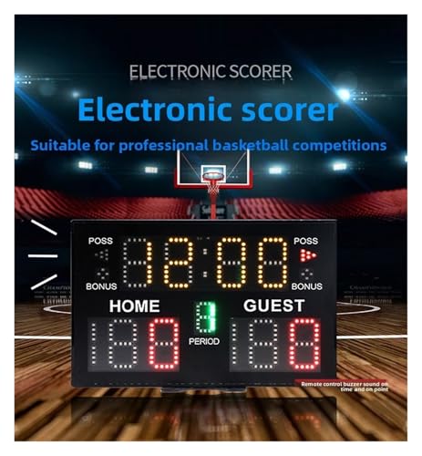Cronómetro LED multifuncional para gimnasio 37.5x25x2.3 cm miniatura 2