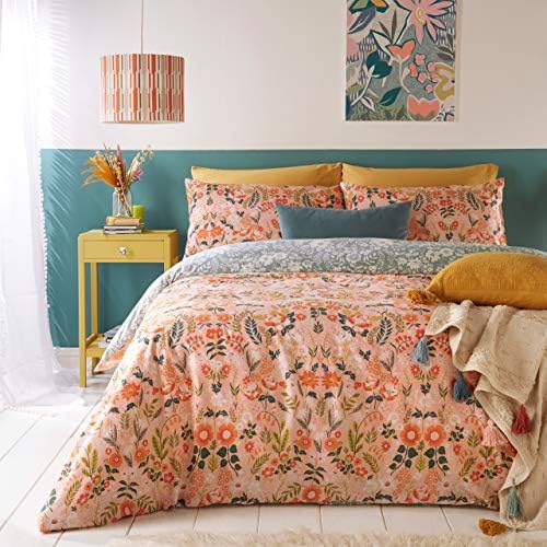 furn. Lorelei Duvet Cover and Pillowcase Set, Blush, King