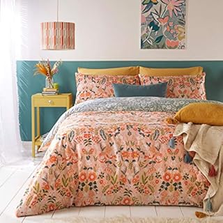 furn. Lorelei Duvet Cover and Pillowcase Set, Blush, King