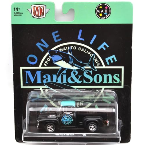 Ford F-100 Truck 1956 véhicule miniature américain de collection M2 Machines 1:64