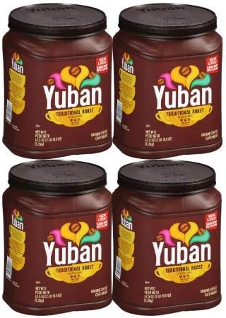 Traditional Medium Roast Ground Coffee, Caffeinated, 42.5 oz Jug (Pack of 4)