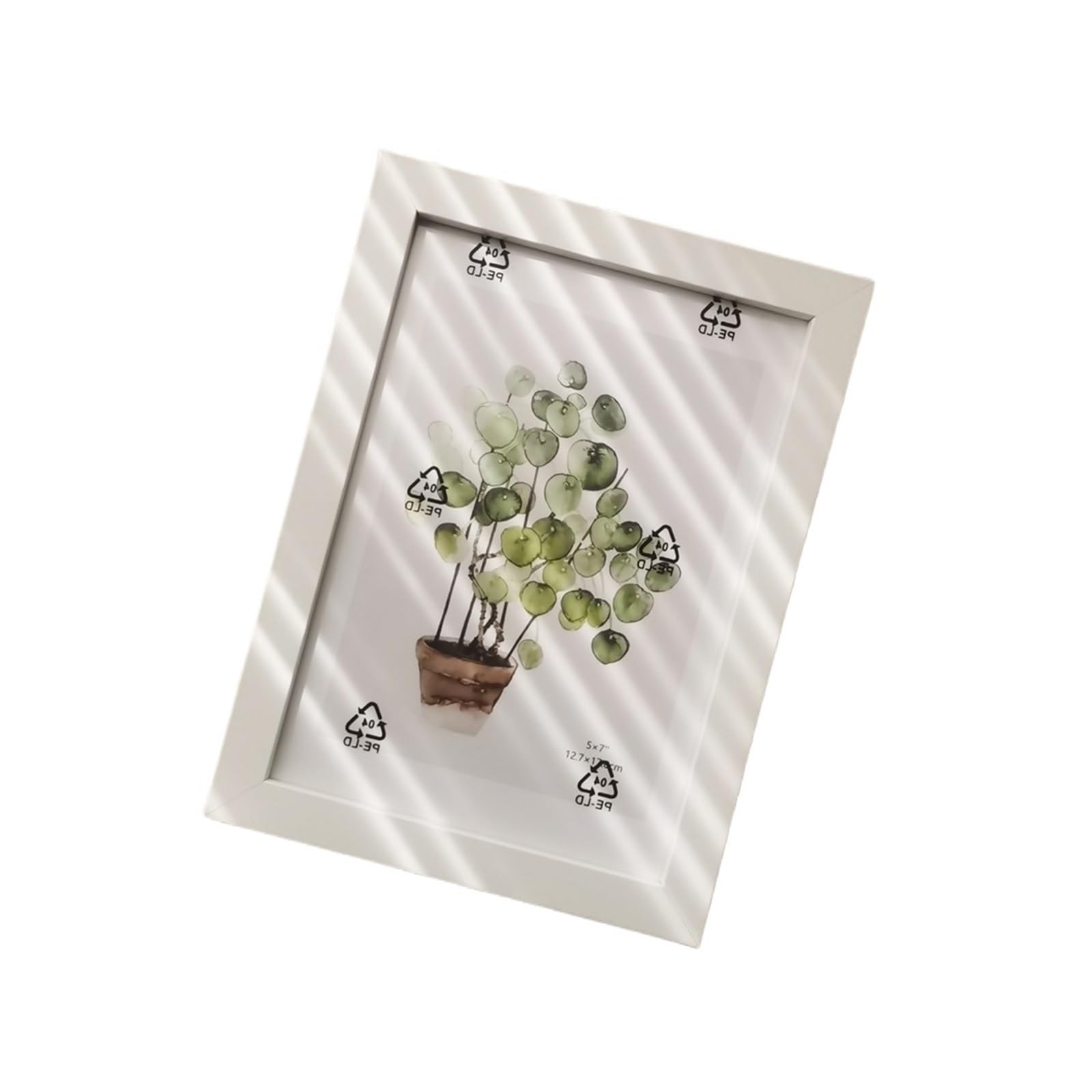 Picture Frames Wood Picture Frame 10X15/15X20/20X25cm Living Decor A4 Honors Certificate Document Photo for Wall Hanging Desktop(White,A4 21X30cm)