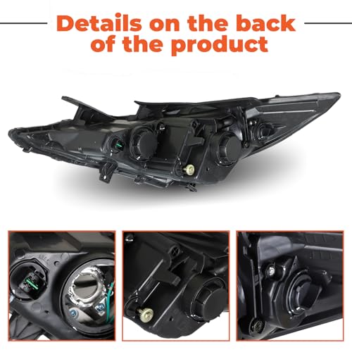 labwork Headlights Replacement for Sonata 2011-2014 Projector Chrome by labwork - Used condition - Image 5